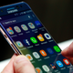 A man holds a Samsung Galaxy Note 7 during a launch event at the Hammerstein Ballroom in New York City on Aug. 2, 2016.
Drew Angerer/Getty Images
